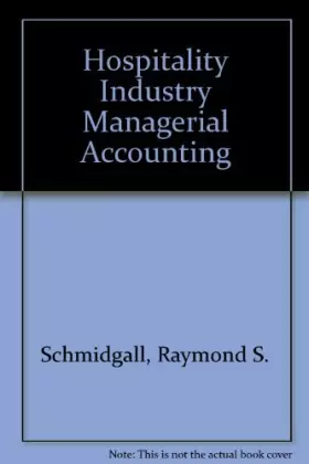 Couverture du produit · Hospitality Industry Managerial Accounting