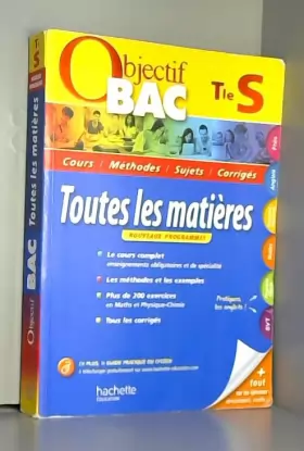 Objectif Bac - Toutes Les Matières Terminale S De Collectif · [B-715 ...