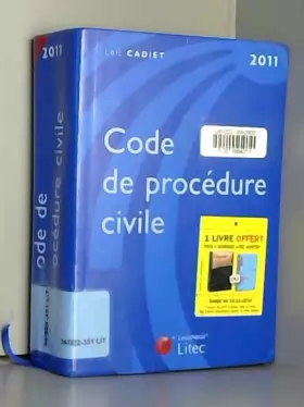 Couverture du produit · Code de procédure civile 2011