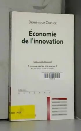 Couverture du produit · Économie de l'innovation