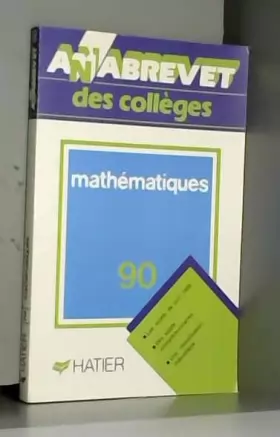 Couverture du produit · Annabrevet 1990, Brevet des collèges Mathématiques, numéro 2