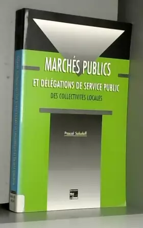 Couverture du produit · Marchés publics et délégations de service public des collectivités locales
