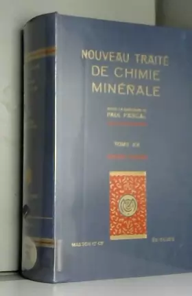 Couverture du produit · Nouveau traite de chimie minerale - tome 20 - fasc 1 - alliages metalliques