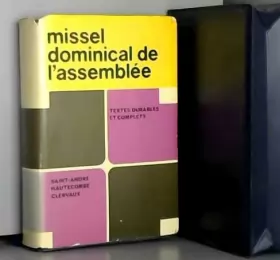 Couverture du produit · MISSEL DOMINICAL DE L'ASSEMBLEE