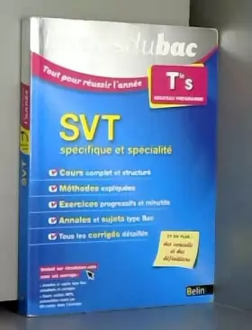 Couverture du produit · Les Clés du Bac - Tout pour réussir l'année - SVT Term S (spécifique et spécialité)