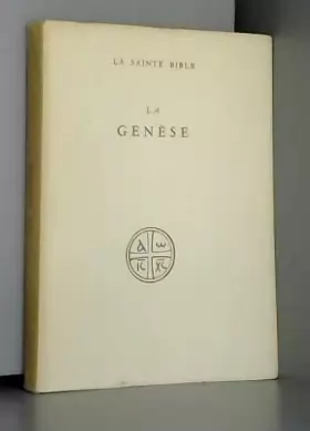 Couverture du produit · La sainte bible. la genèse.