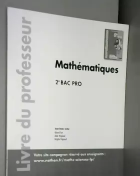 Couverture du produit · Mathématiques - 2e Bac Pro
