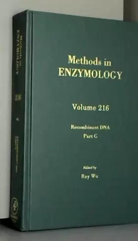 Couverture du produit · Recombinant DNA, Part G, Volume 216 (Methods in Enzymology)