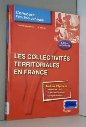 Couverture du produit · Les collectivités territoriales en France