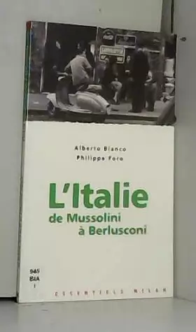 Couverture du produit · L'Italie de Mussolini à Berlusconi