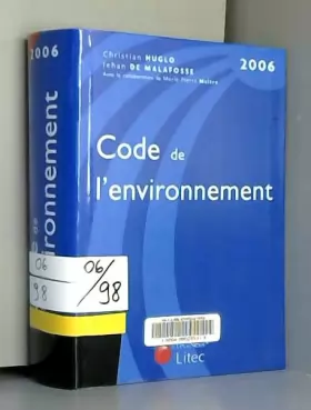 Couverture du produit · Code de l'environnement : Edition 2006 (ancienne édition)