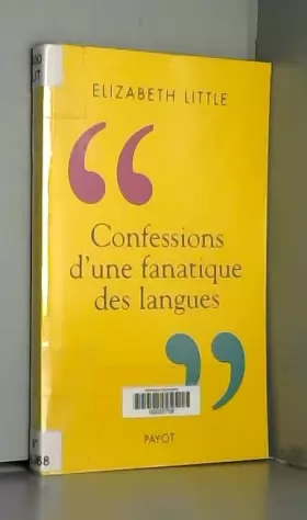 Couverture du produit · Confessions d'une fanatique des langues