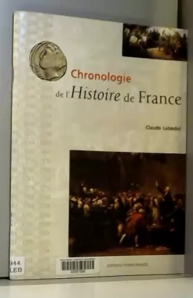 Couverture du produit · Chronologie de l'Histoire de France
