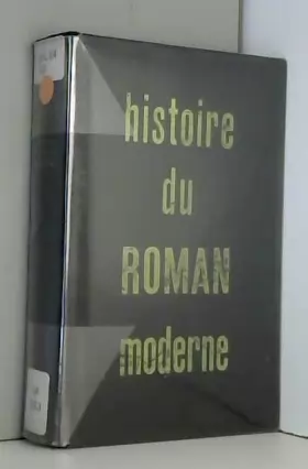 Couverture du produit · Histoire du roman moderne
