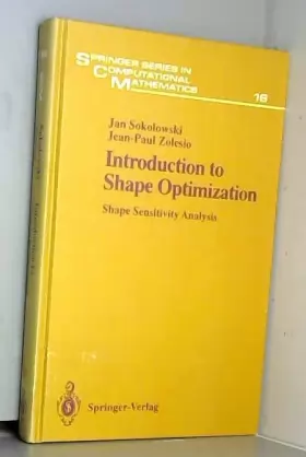 Couverture du produit · Introduction to Shape Optimization: Shape Sensitivity Analysis
