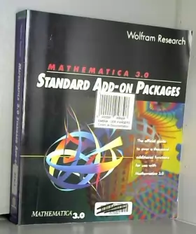 Couverture du produit · Mathematica ® 3.0 Standard Add-on Packages