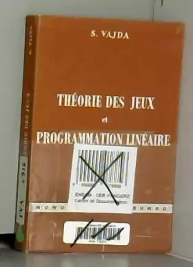 Couverture du produit · Théorie des jeux et programmation linéaire - traduit et adapté par J. Bouzitat - préface de G. Th. Guilbaud