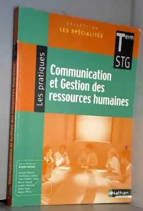 Couverture du produit · Communication et Gestion des ressources humaines - Terminale STG