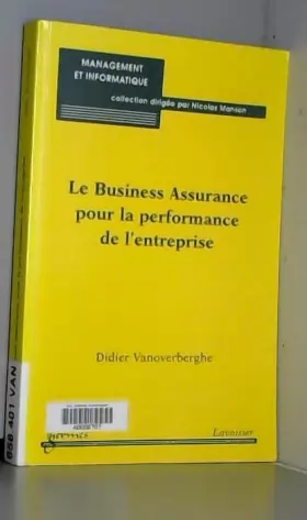 Couverture du produit · Le Business Assurance pour la performance de l'entreprise