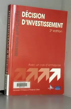 Couverture du produit · Décision d'investissement 2ème Ed.