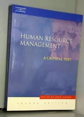 Couverture du produit · Human Resource Management: A Critical Text