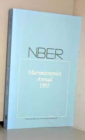 Couverture du produit · Nber Macroeconomics Annual 1992 (Paper)