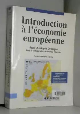 Couverture du produit · Introduction à l'économie européenne