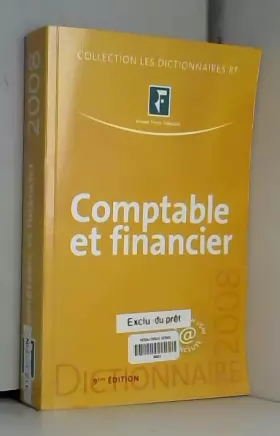 Couverture du produit · Dictionnaire RF Comptable et financier : Edition 2008