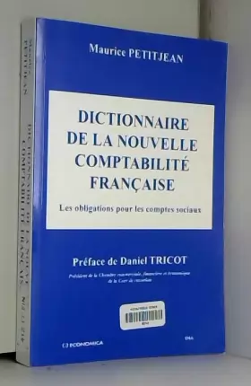 Couverture du produit · Dictionnaire de la nouvelle comptabilité française