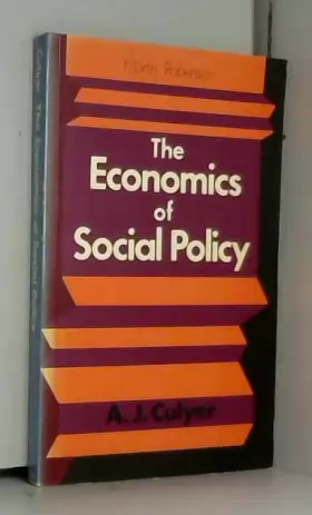Couverture du produit · Economics of Social Policy