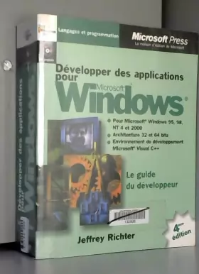 Couverture du produit · Développer des applications pour Microsoft Windows 2000