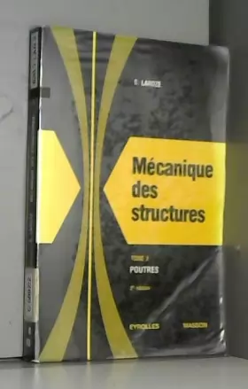 Couverture du produit · Mécanique des structures t2