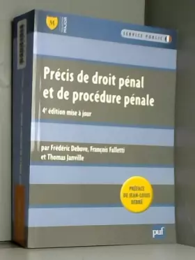 Couverture du produit · Précis de droit pénal et de procédure pénale - Préface de Jean-Louis Debré