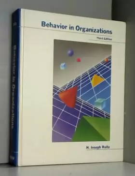 Couverture du produit · Behavior in Organizations