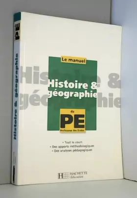 Couverture du produit · La manuel d'Histoire et géographie du PE