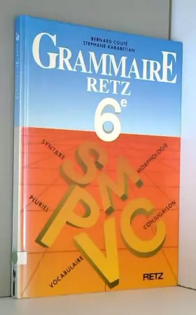 Couverture du produit · Grammaire Retz 6e