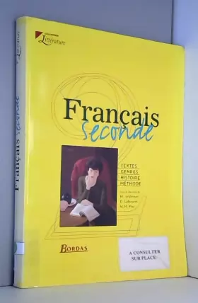 Couverture du produit · Français, 2nde. Livre de l'élève, 2000