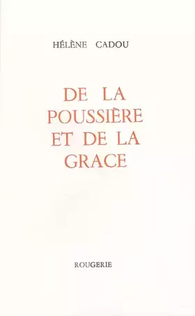 Couverture du produit · De la poussière et de la grâce