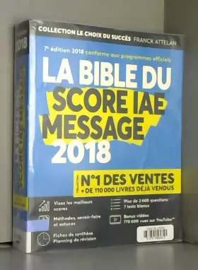 Couverture du produit · Bible du Score IAE Message 2018