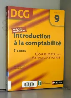 Couverture du produit · INTRODUCTION COMPTA EPR 9 DCG