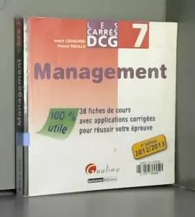 Couverture du produit · DCG 7 Management : 38 fiches de cours avec applications et corrigés pour réussir votre épreuve