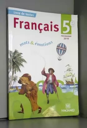 Couverture du produit · Français 5e : Programme 2010