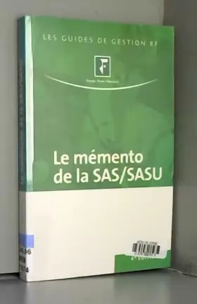 Couverture du produit · Le mémento de la SAS et de la SASU : Juridique, fiscal et social