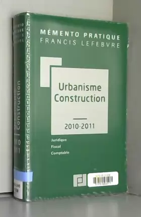 Couverture du produit · Urbanisme Construction