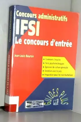 Couverture du produit · IFSI : le concours d'entrée