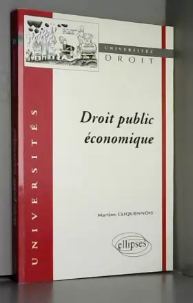 Couverture du produit · Droit public économique