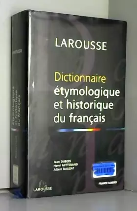 Couverture du produit · Dictionnaire étymologique et historique du français