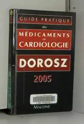 Couverture du produit · Guide pratique des médicaments en cardiologie