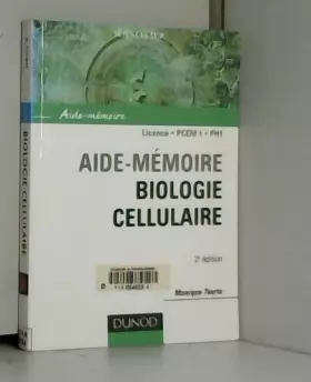Couverture du produit · Aide-mémoire de biologie cellulaire
