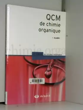 Couverture du produit · QCM de chimie organique